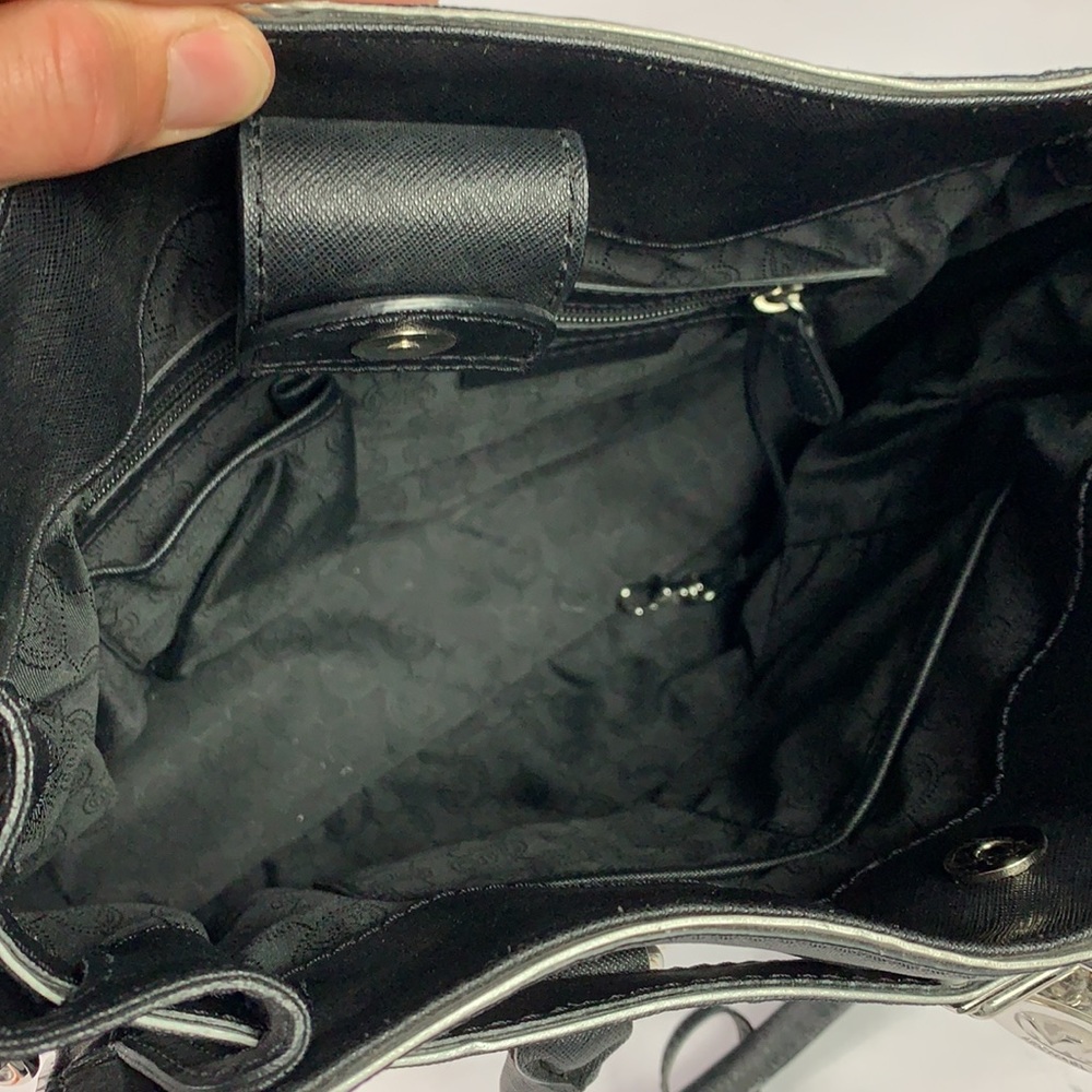 Michael Kors LG Blk Hamilton Specchio Leather Tote - Picture 7 of 11